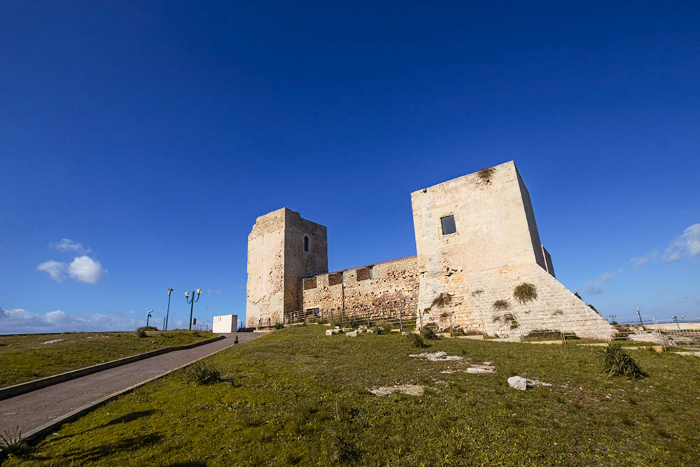 Vista panoramica del castello di San Michele a Cagliari