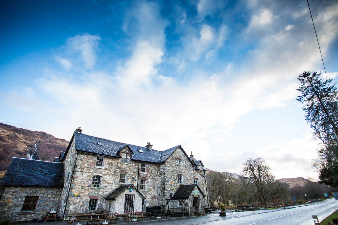 The Drovers Inn, una delle locande più antiche delle Lowlands, trekking in Scozia