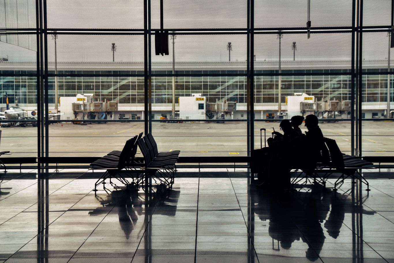 Sala d'attesa di un aeroporto