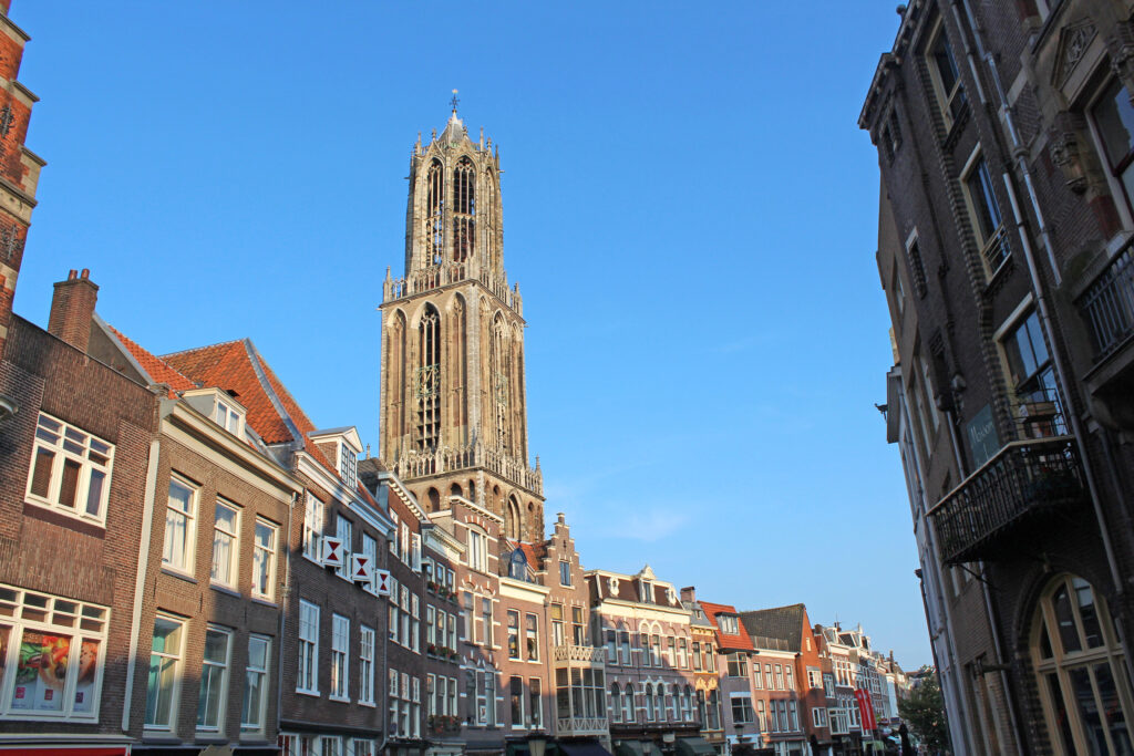 Utrecht Cathedral Tower, a symbol of the Dutch city.